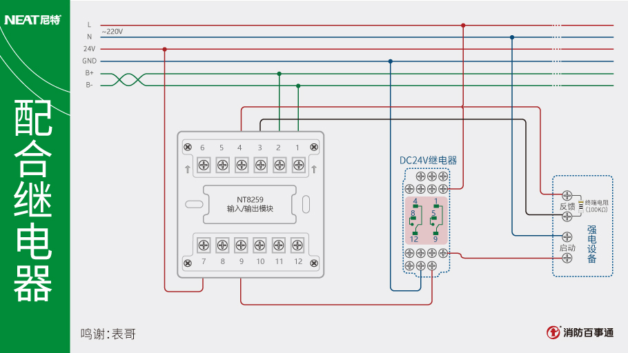 尼特NT8259輸入/輸出模塊控制強電設備